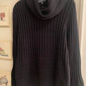 Jones New York Cotton Cowlneck Sweater